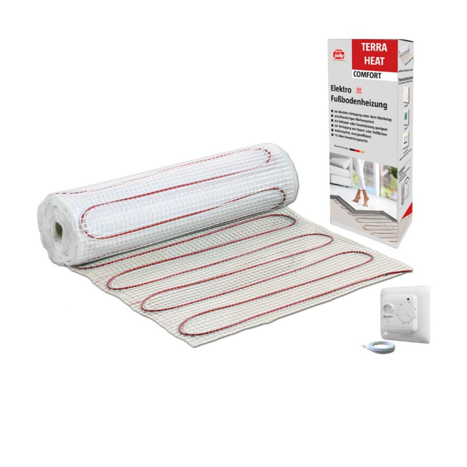 Jollytherm elektrische Fußbodenheizung Terraheat Comfort SET Standard günstig