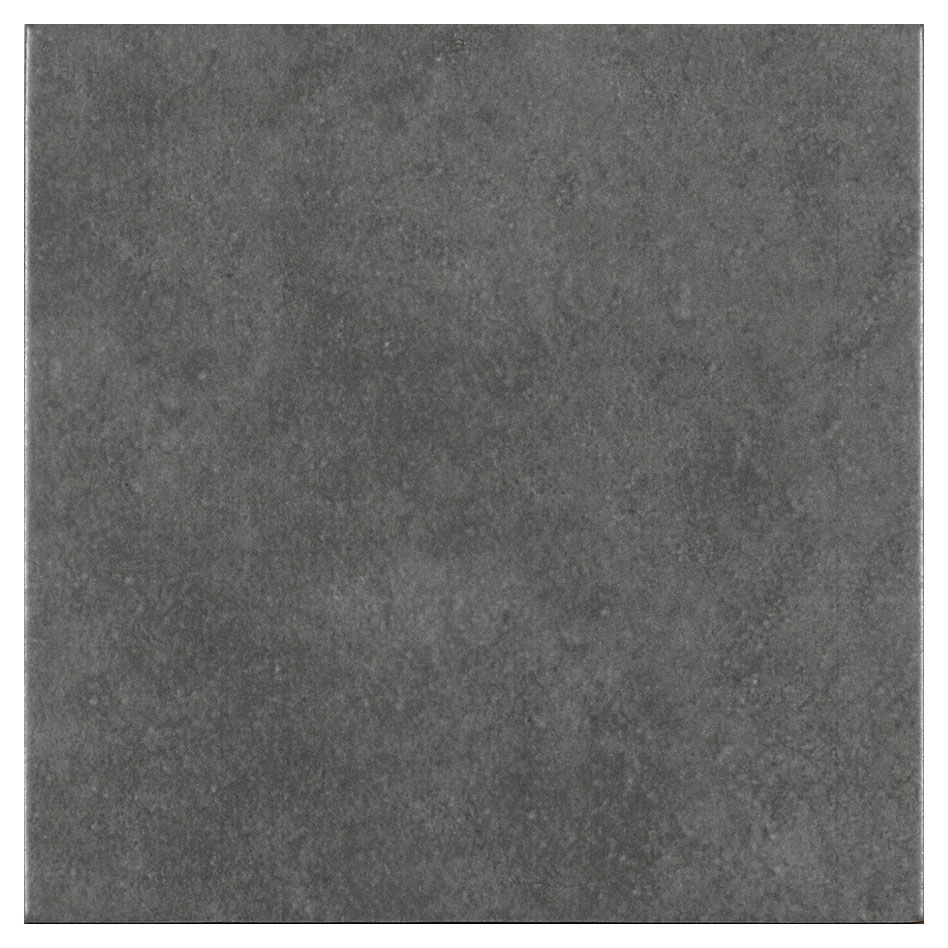 Wellker Fliesen Piura Dunkelgrau glasiert matt mit Rundkante 22,3x22,3 cm Stärke 11 mm, 1 Pack günstig
