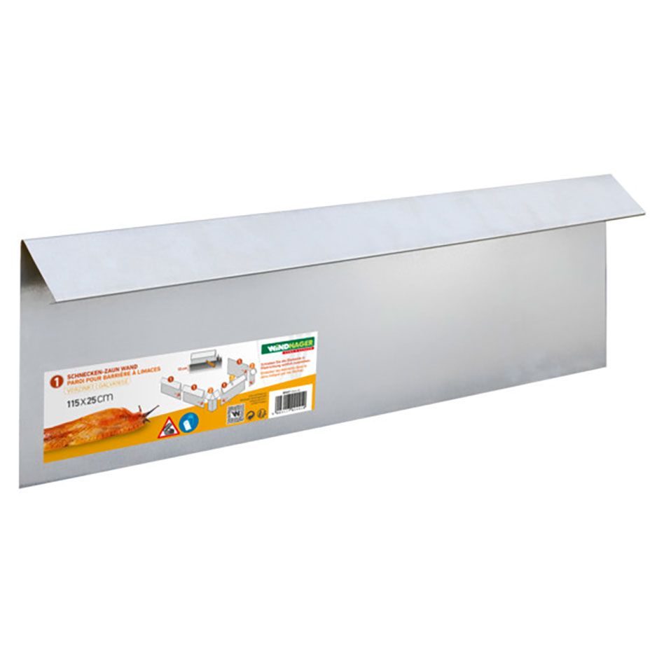 Windhager paroi anti limaces galvanisée 115x25 cm günstig