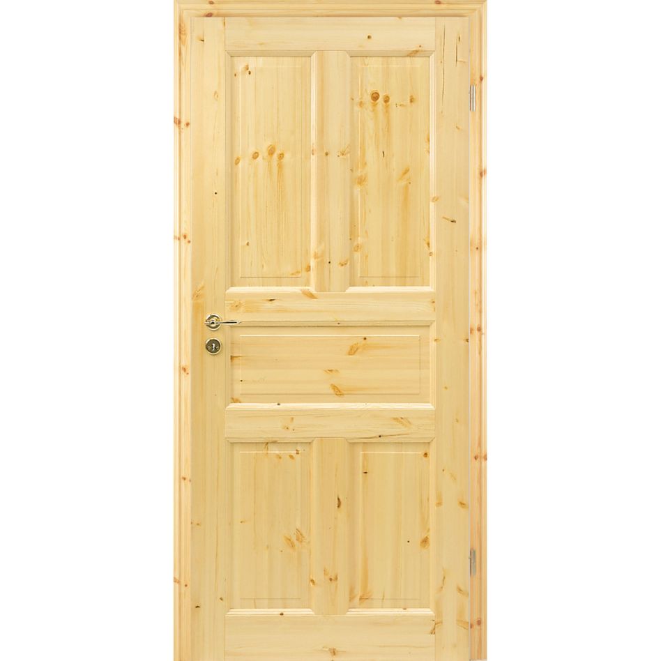 Kilsgaard Zimmertür mit Zarge Set Typ 02/05 Holz Kiefer unbehandelt günstig