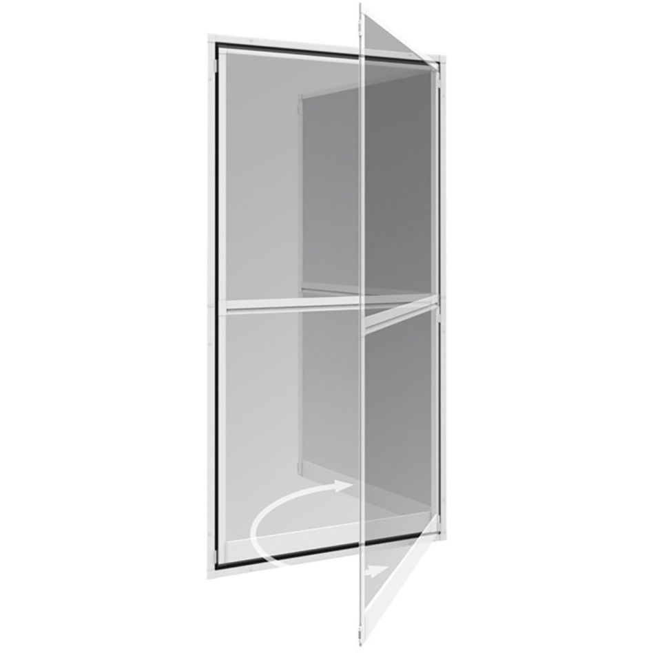 Windhager Insektenschutz Expert Pendeltür 100x210 cm Weiß