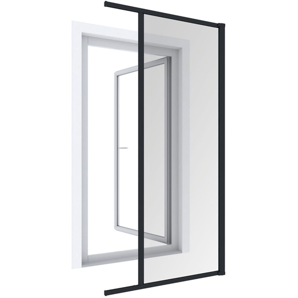 Windhager Insektenschutz Plus Rollo Tür 225x160 cm Anthrazit