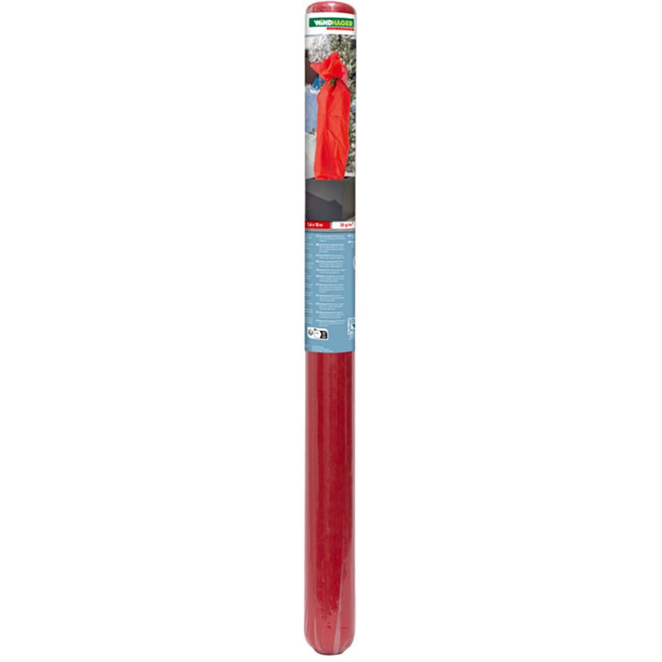 Windhager Toile d'hiver DEKO 10 x 1,6 m 30 g/m² rouge günstig