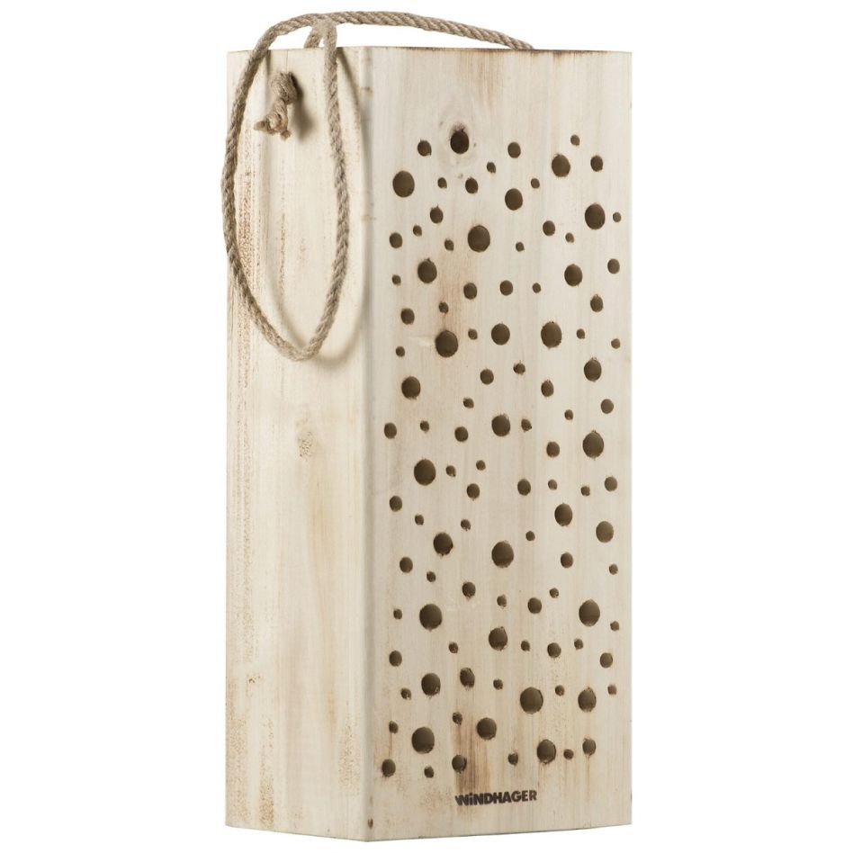 Windhager Insektenhotel "Wildbienenh" Holzart: Birke (Bulgarien)