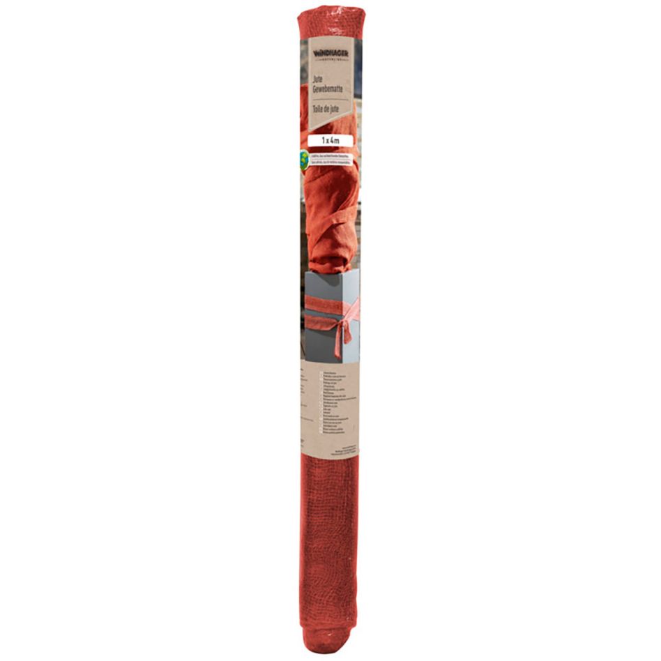 Tapis en jute Windhager, tissu de protection hivernale, rouleau 1 x 4 m, 200 g/m², rouge günstig