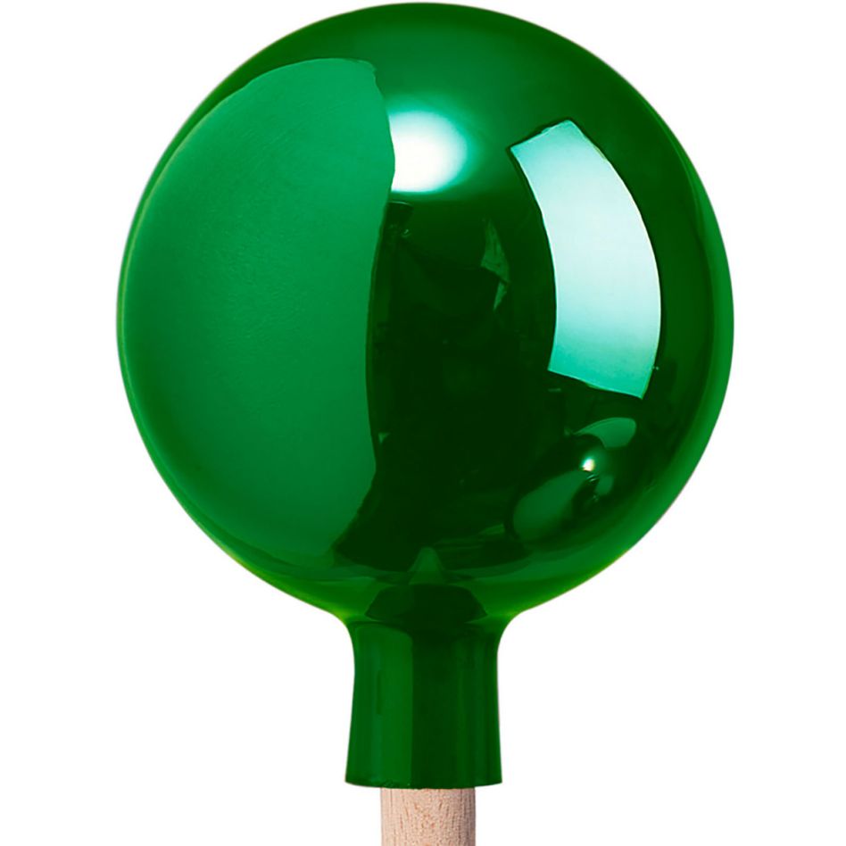 Windhager Rosenkugel mundgeblasen verspiegelt grün, Ø 12 cm