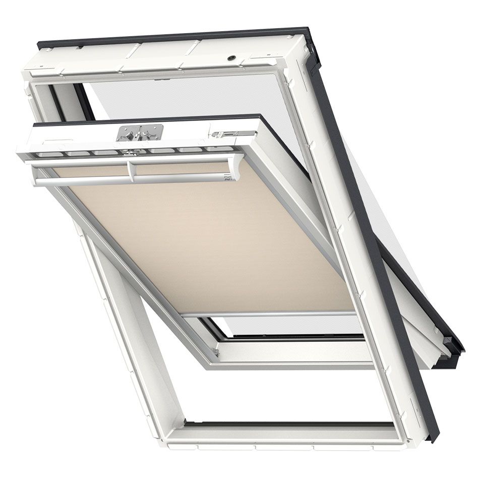VELUX Vorteils-Set Hitzeschutz Plus DOP Manuell Uni Beige/Schwarz 1085 günstig