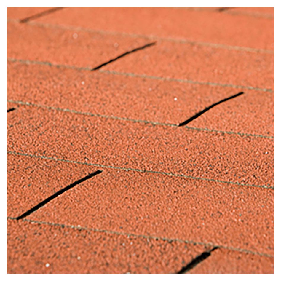 weka Dachschindeln rechteckig rot 3 m² für Gartenhaus, 1 Pack günstig