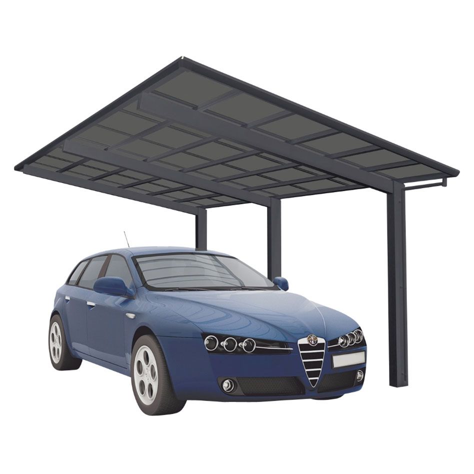 XIMAX Aluminium Carport Linea Schwarz Unterstand günstig