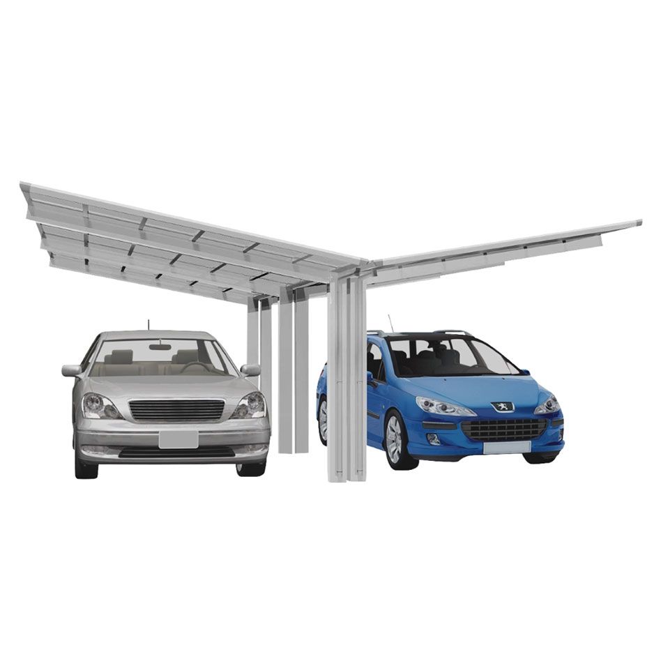 XIMAX Aluminium Carport Linea Y Edelstahl-Optik Unterstand günstig
