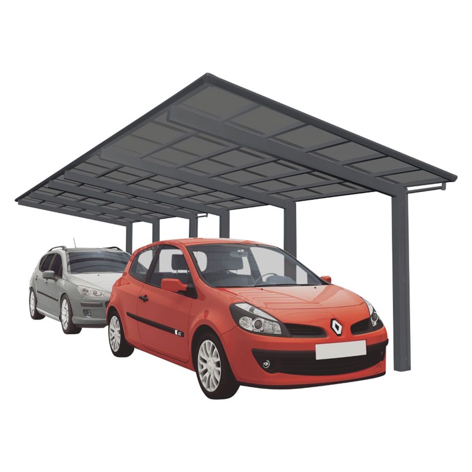 XIMAX Aluminium Carport Linea Tandem Schwarz Unterstand günstig