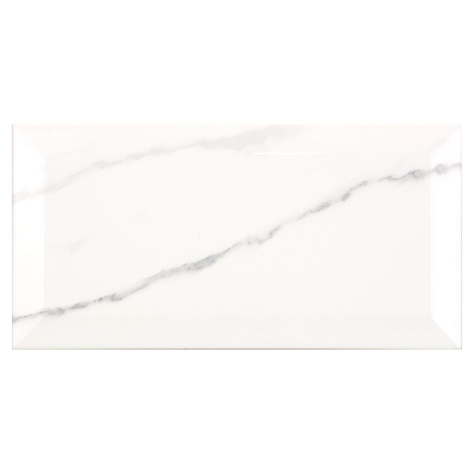 Facettenfliesen Metro Carrara glänzend 10x20 cm Stärke 8 mm, 1 Pack günstig
