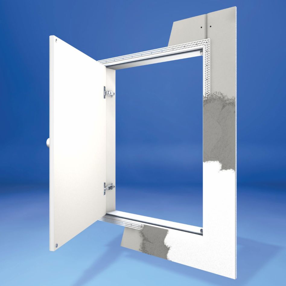 Wellhöfer Kniestocktüre wandbündige Ausführung, 70x80 cm, 3D Dämmung Image