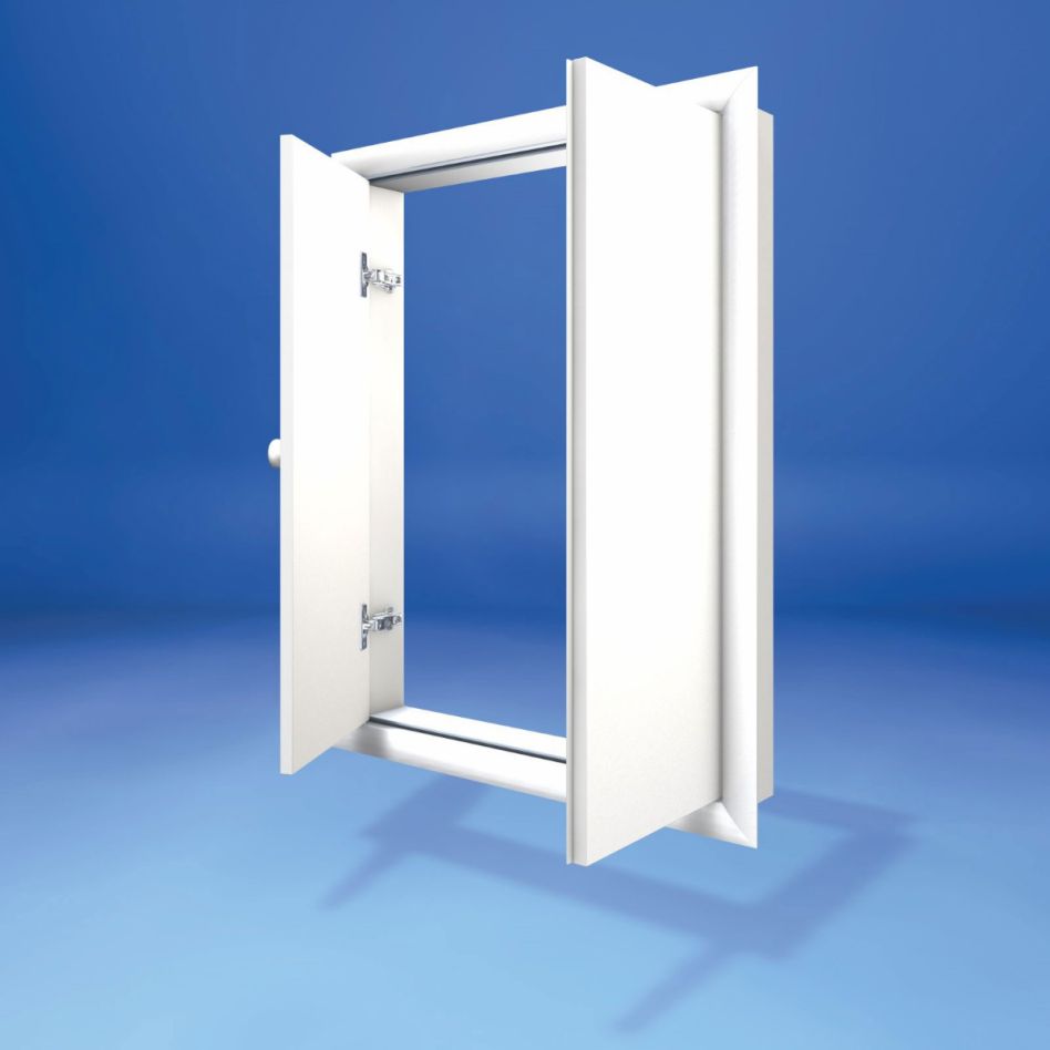 Wellhöfer Kniestocktüre 2-flügelige Ausführung, 60x80 cm Image