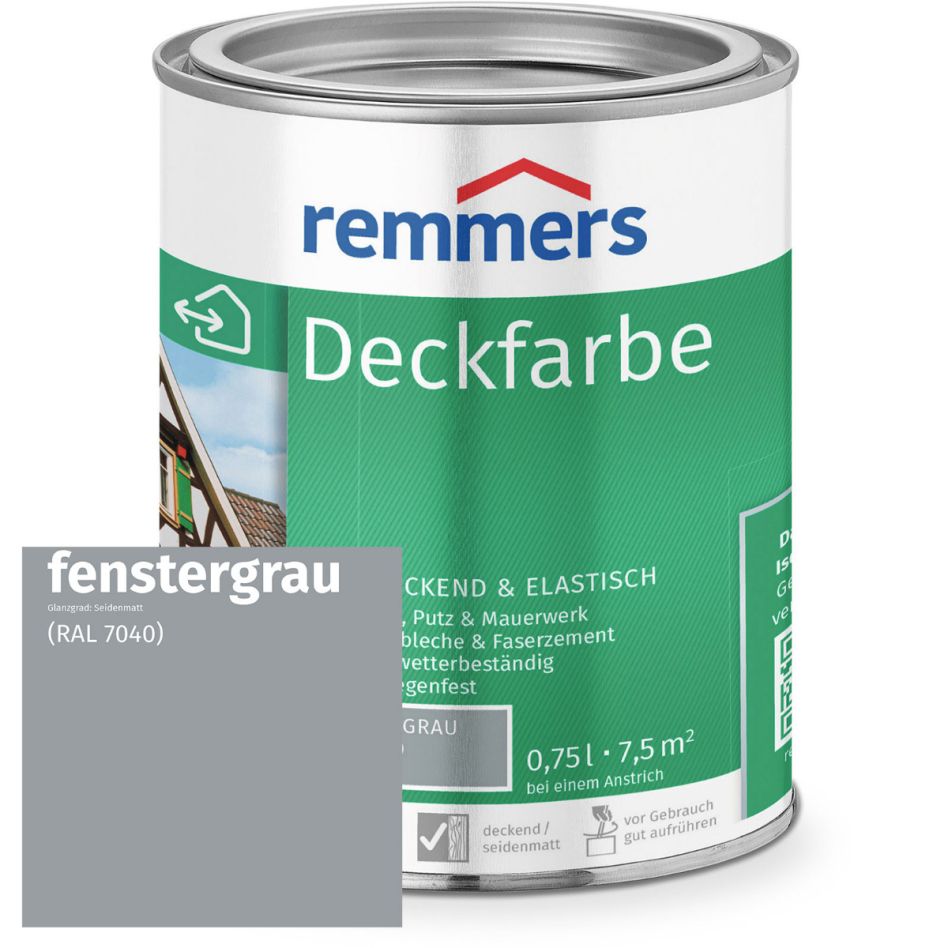 Remmers Deckfarbe fenstergrau RAL 7040 günstig