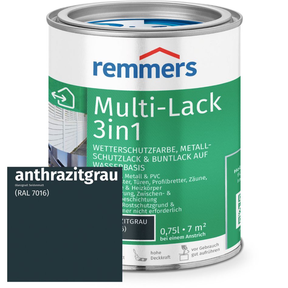 Remmers Multi-Lack 3in1 anthrazitgrau RAL 7016 günstig