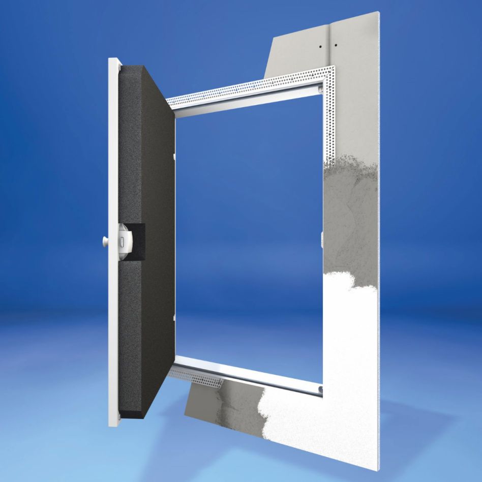 Wellhöfer Kniestocktür wandbündige Ausführung mit PushLock-Verschluss und WärmeSchutz günstig