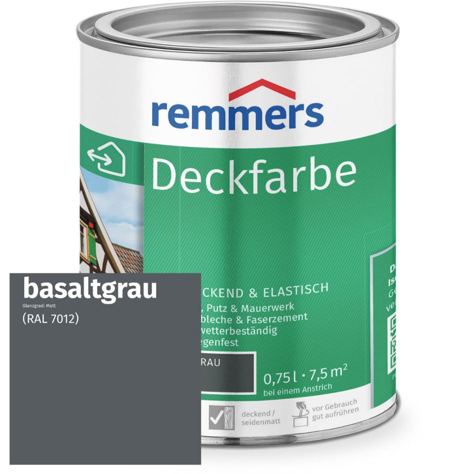 Remmers Deckfarbe basaltgrau RAL 7012 günstig
