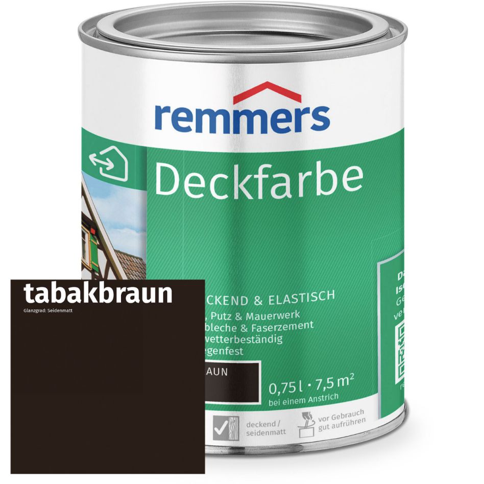 Remmers Deckfarbe tabakbraun günstig