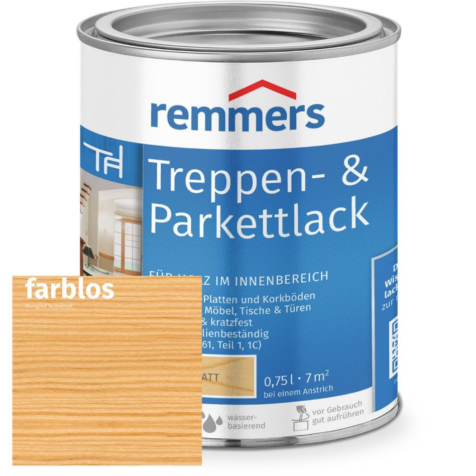 Remmers Treppen- & Parkettlack seidenmatt farblos günstig