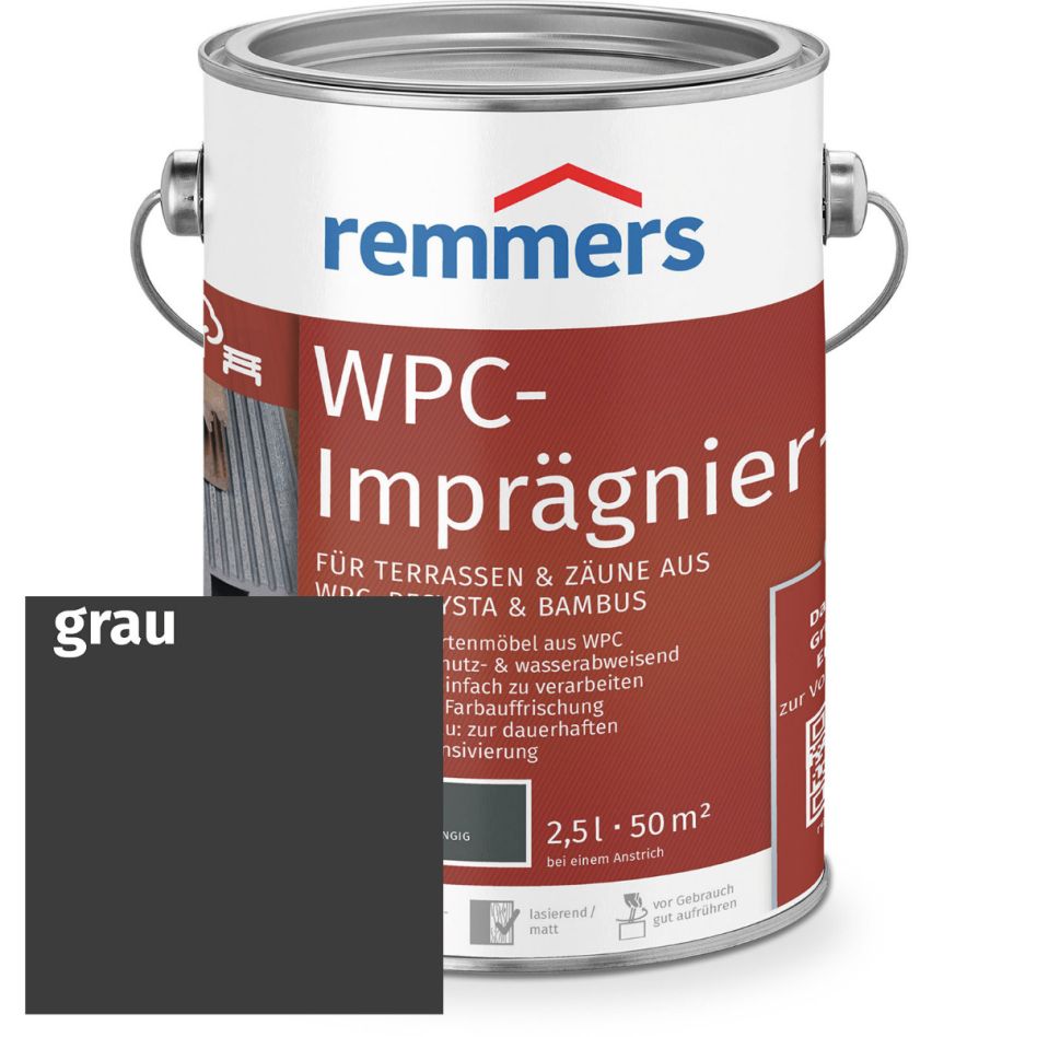 Remmers WPC-Imprägnier-Öl grau 2,5 l günstig