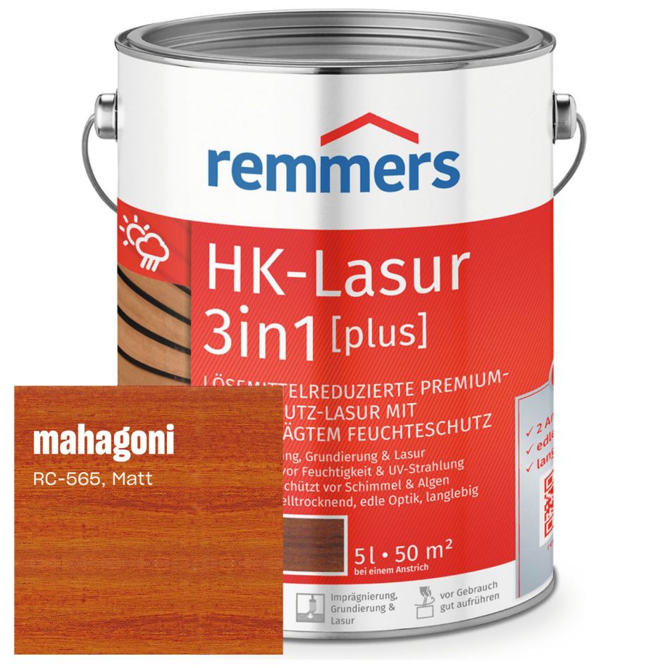 Remmers HK-Lasur 3in1 plus mahagoni RC-565 günstig