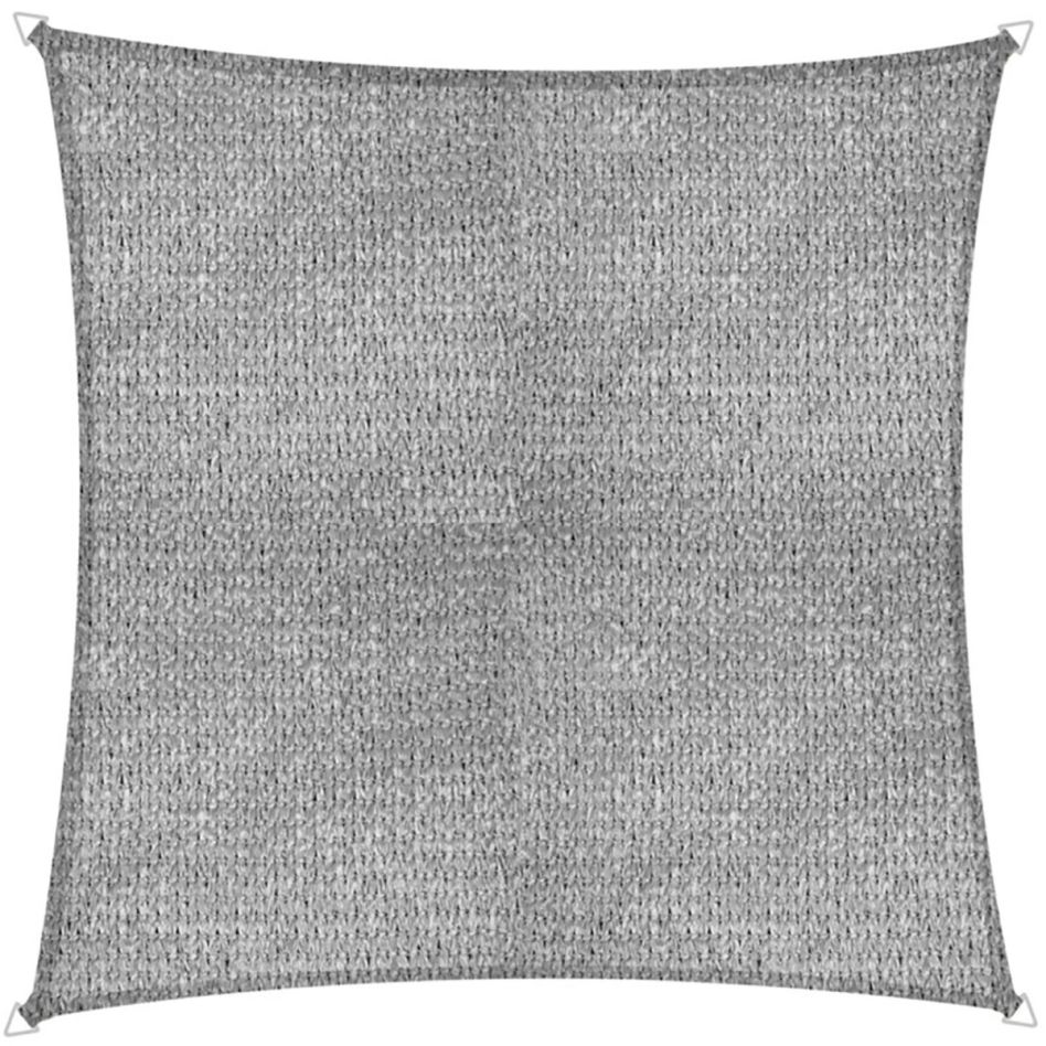 Windhager Voile ELBA carrée 3,6x3,6 m grise günstig