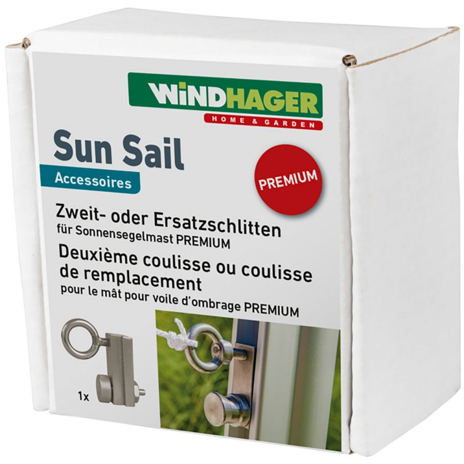 Windhager Chariot de rechange pour mât de voile solaire Premium günstig