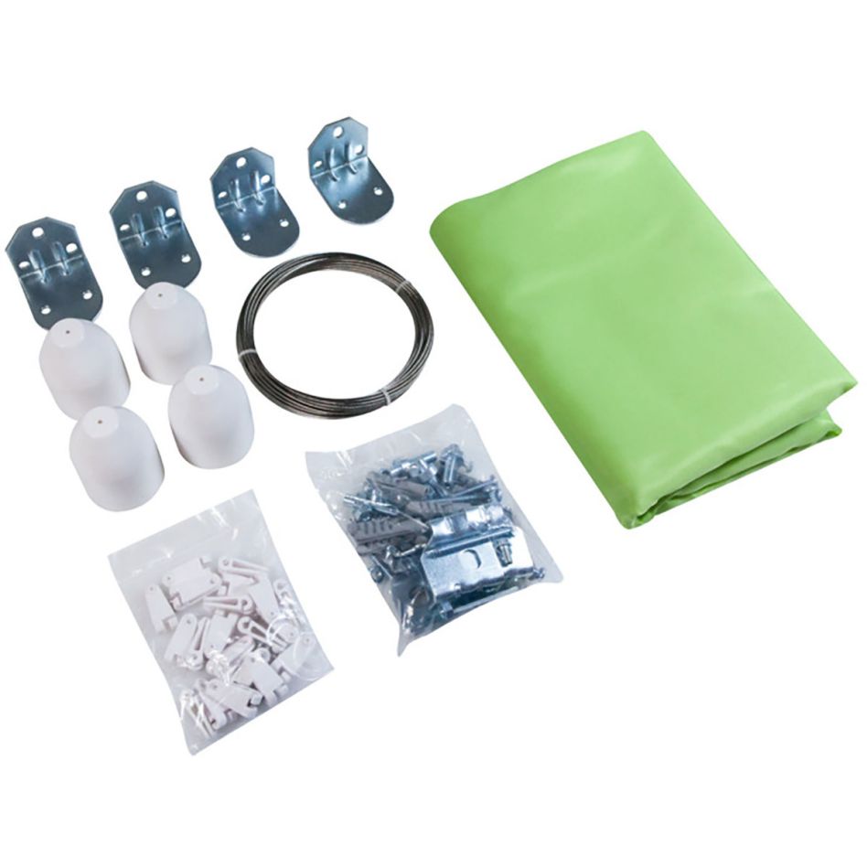 Windhager Kit voile d'ombrage à cordes 270x140 cm vert pomme günstig