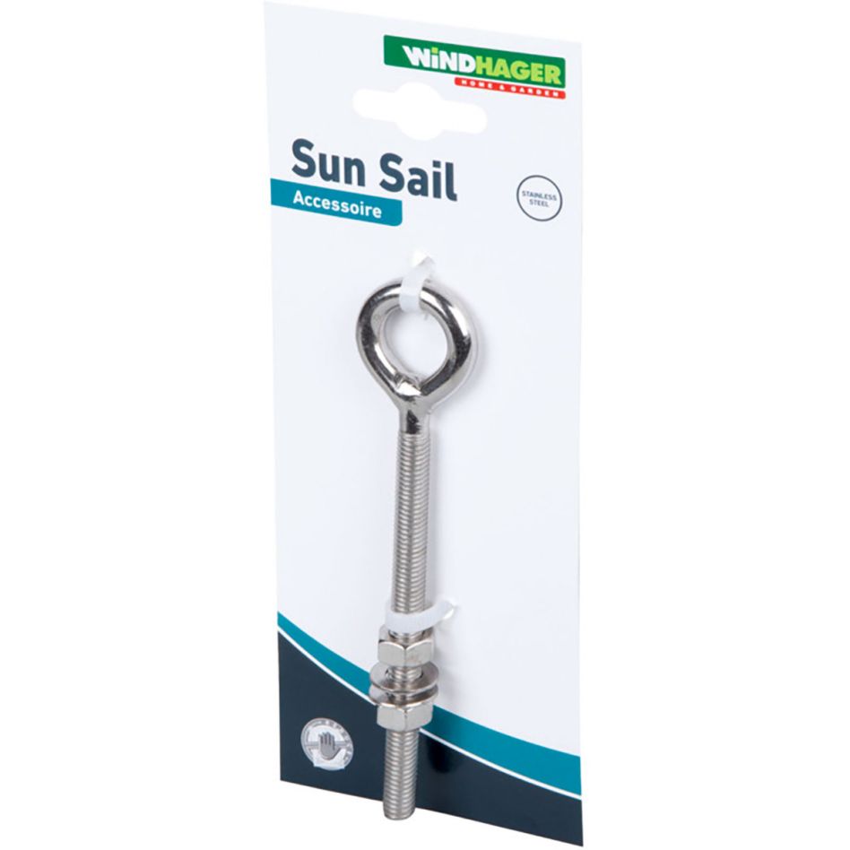 Windhager Vis à œillet 10 cm, acier inoxydable günstig
