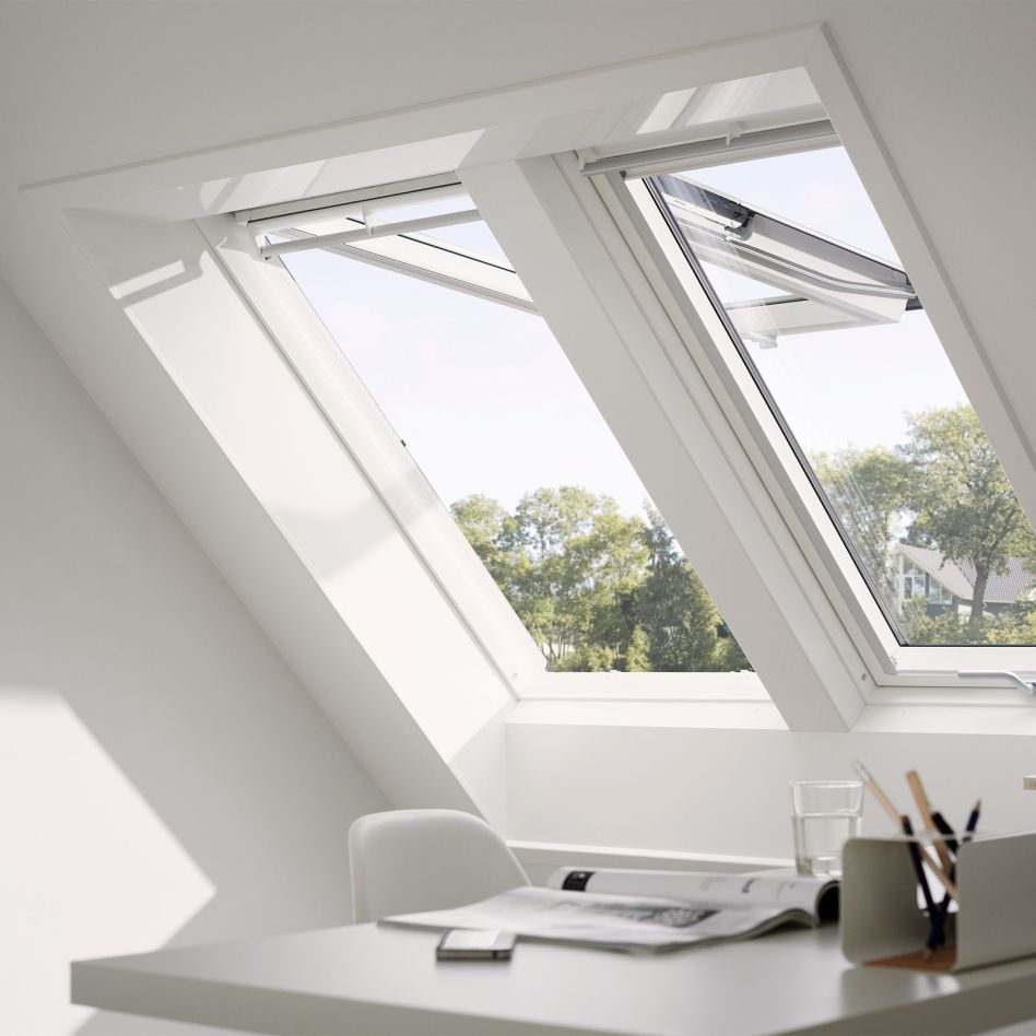 VELUX Fenêtre de toit à projection GPU 0069 PVC ENERGIE anti-chaleur günstig