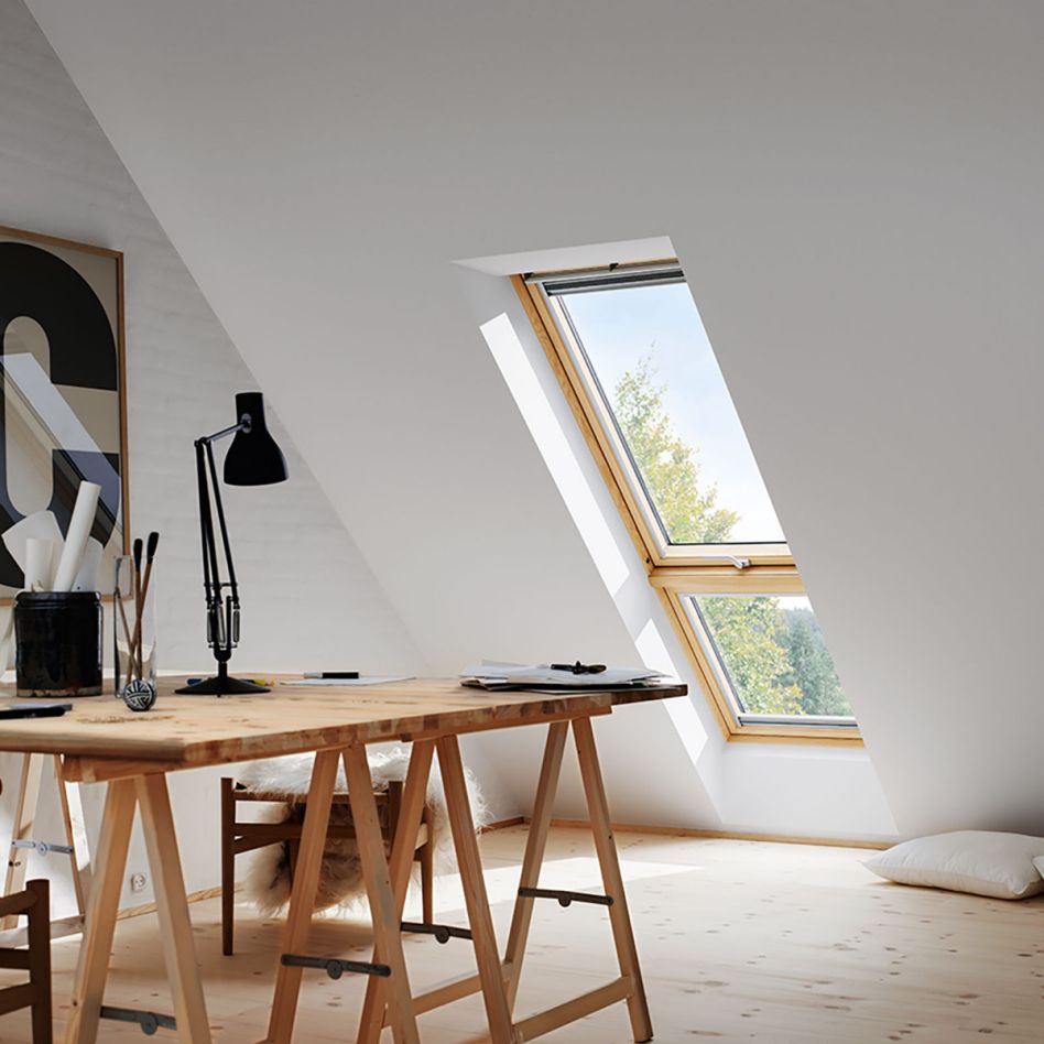 VELUX Élément supplémentaire toit GIL 3084 ENERGIE bois laqué clair günstig