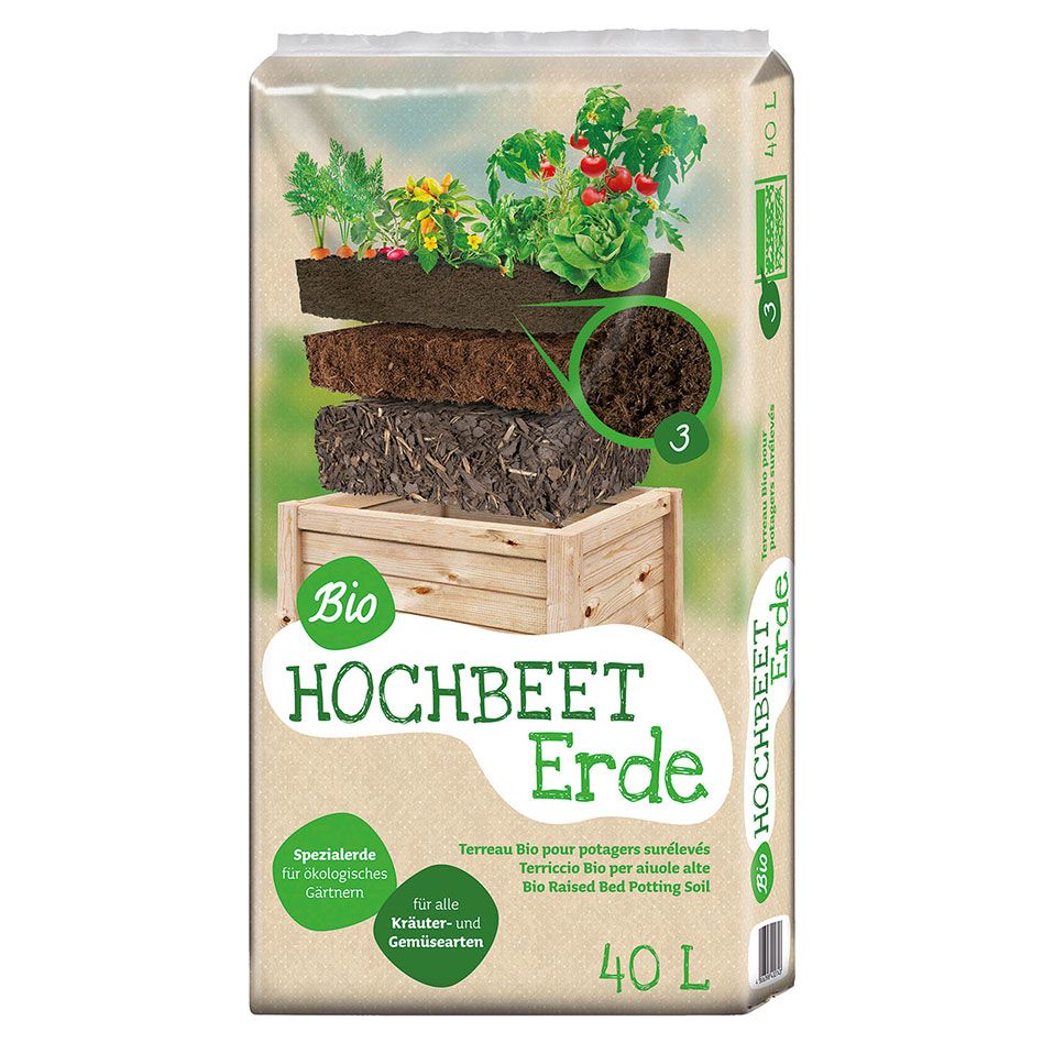 Floragard Universal Bio Hochbeet Erde, 1 Pack günstig