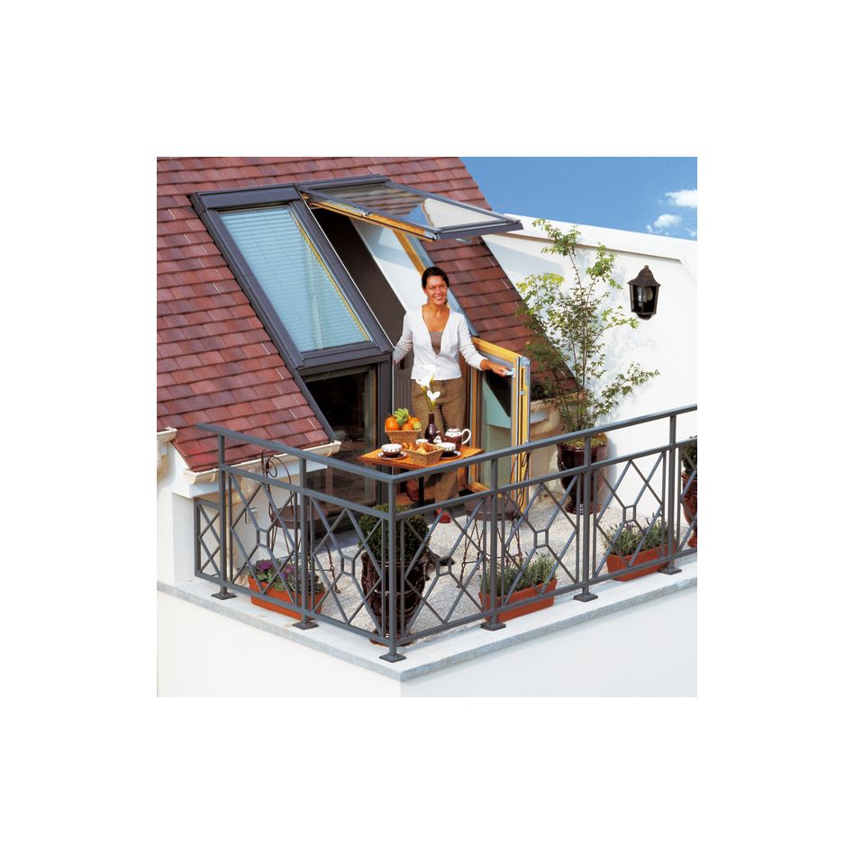 Verrière balcon VELUX bois ENERGIE PLUS günstig