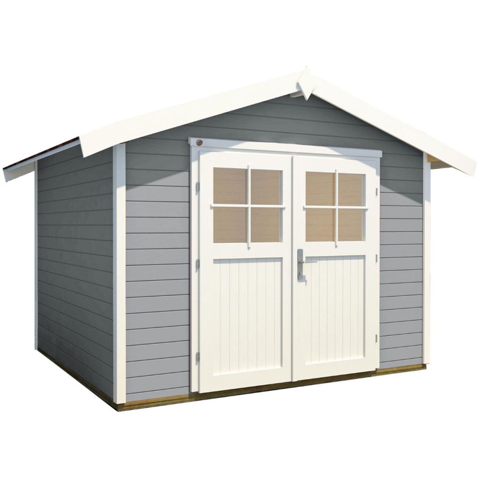 weka Gerätehaus Blackmount 122 grau Geräteschuppen günstig