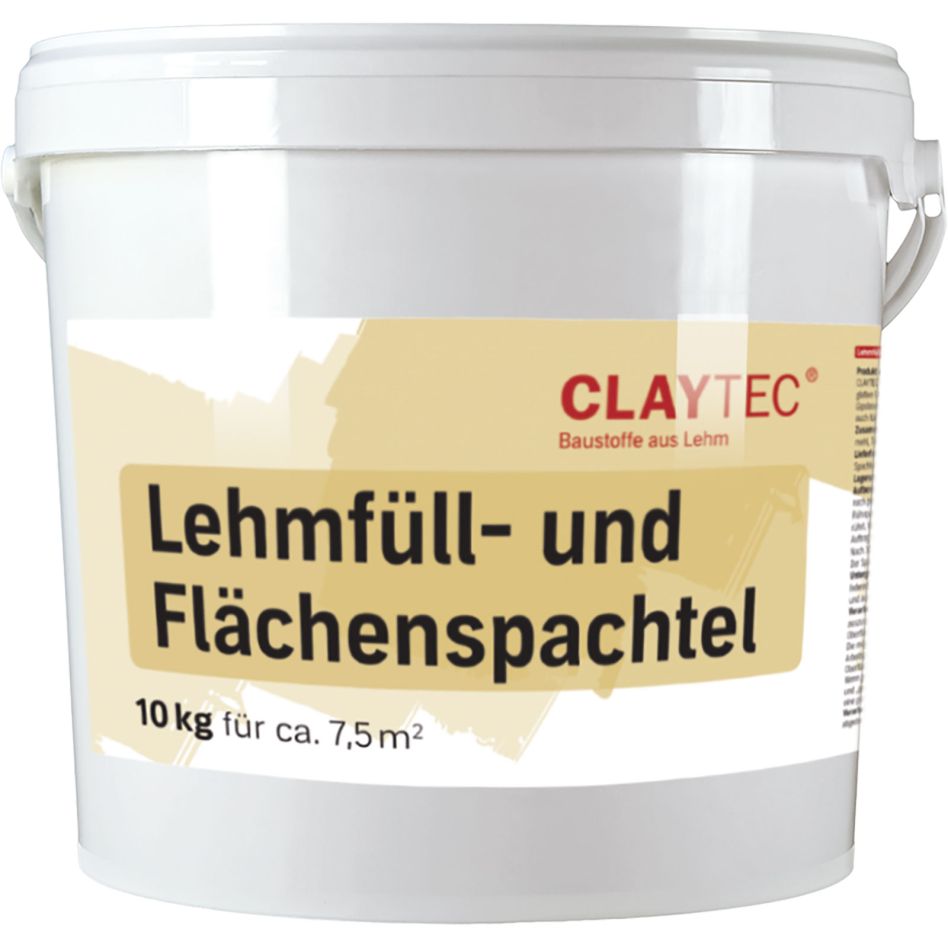 ClayTec Lehm Füll- und Flächenspachtel natur-Braun 10 kg 7,5 l günstig