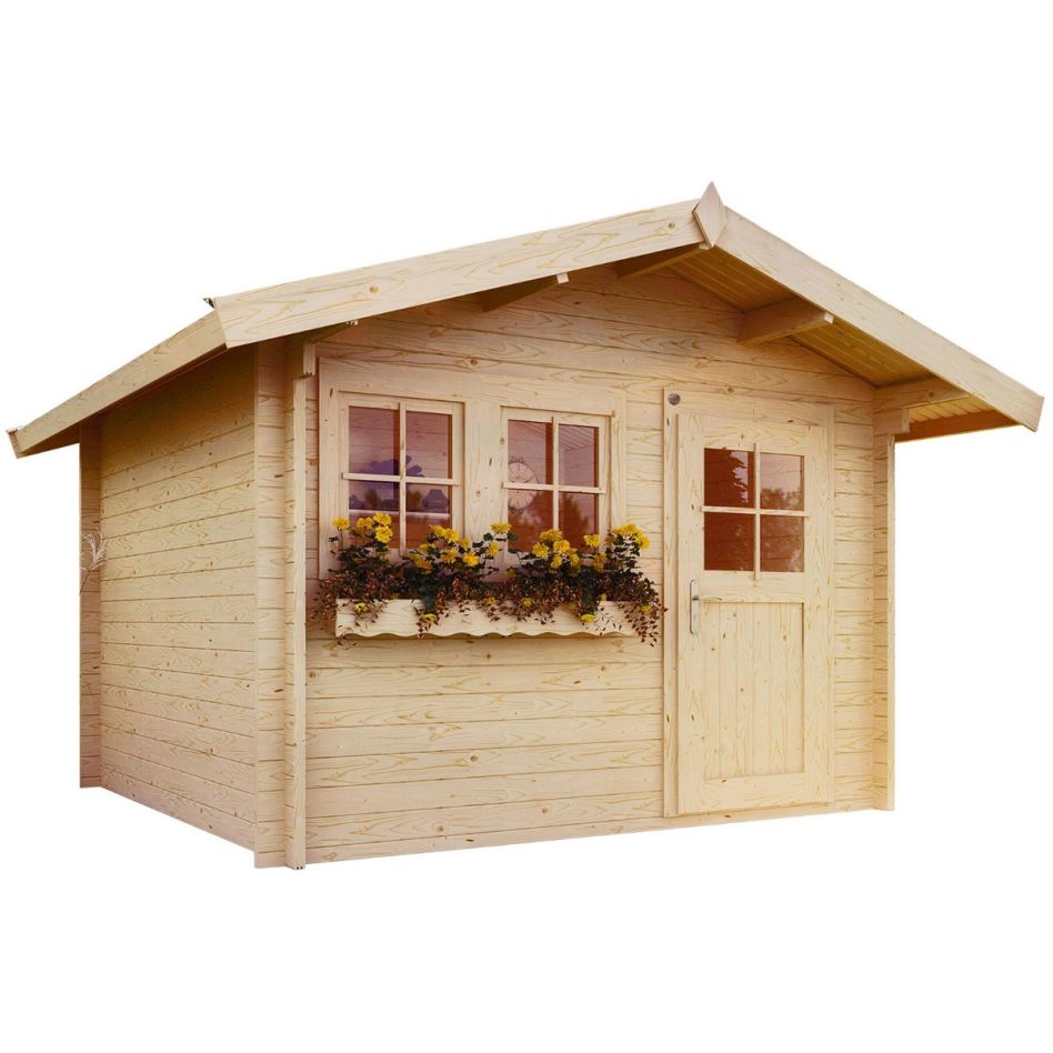 weka Gartenhaus Blumberg 139 A naturbelassen Gartenhütte günstig