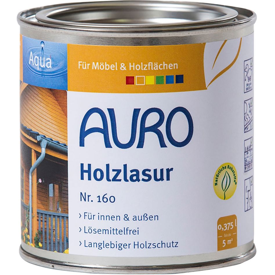AURO Holzlasur Aqua Nr. 160 Holzschutz günstig