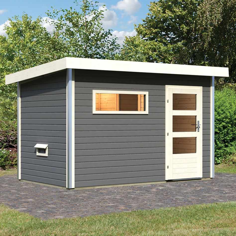 Maison de sauna Karibu Skrollan 1 Terragrau günstig