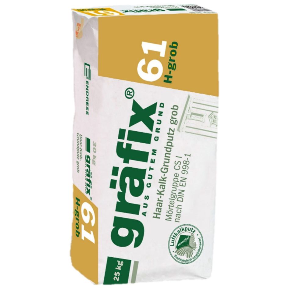 ClayTec gräfix 61 Kalk-Grundputz HAAR GROB günstig