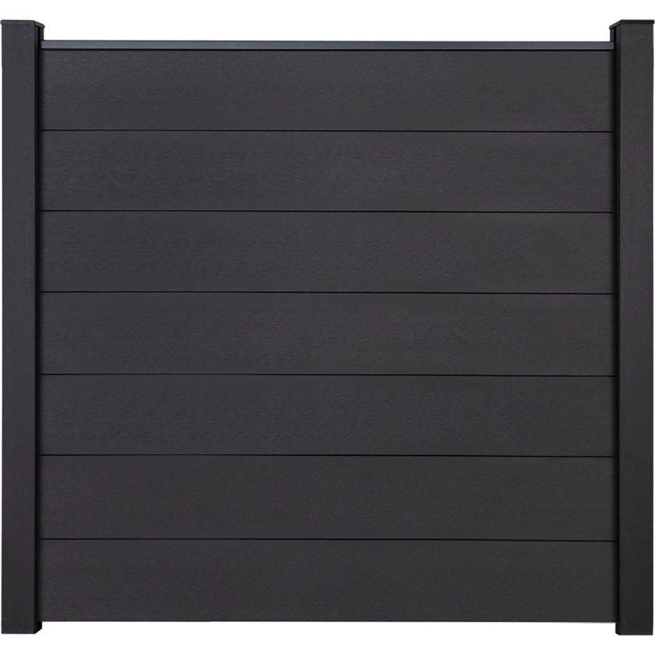 GroJa Solid Grande Clôture Pare-vue Anthracite Gris Barrière à lamelles günstig