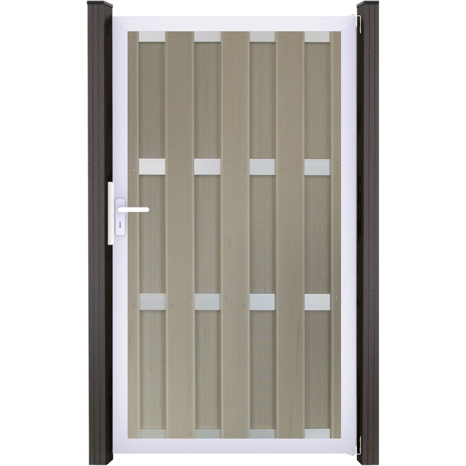 Portillon GroJa Viento pour clôture occultante, gris anthracite günstig