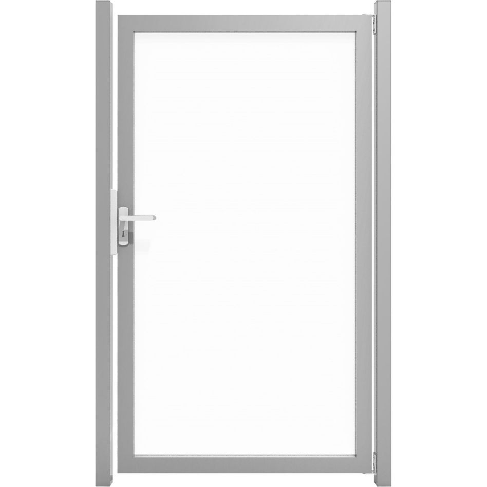 GroJa Einzeltor Ambiente Glas-Sichtschutz Klarglas günstig