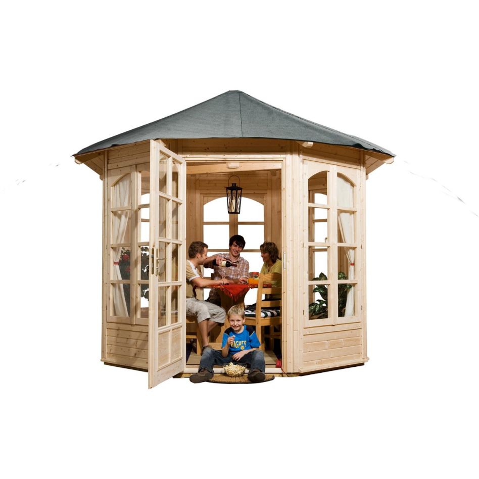 weka Pavillon 234 B Holzpavillon Gartenhaus günstig