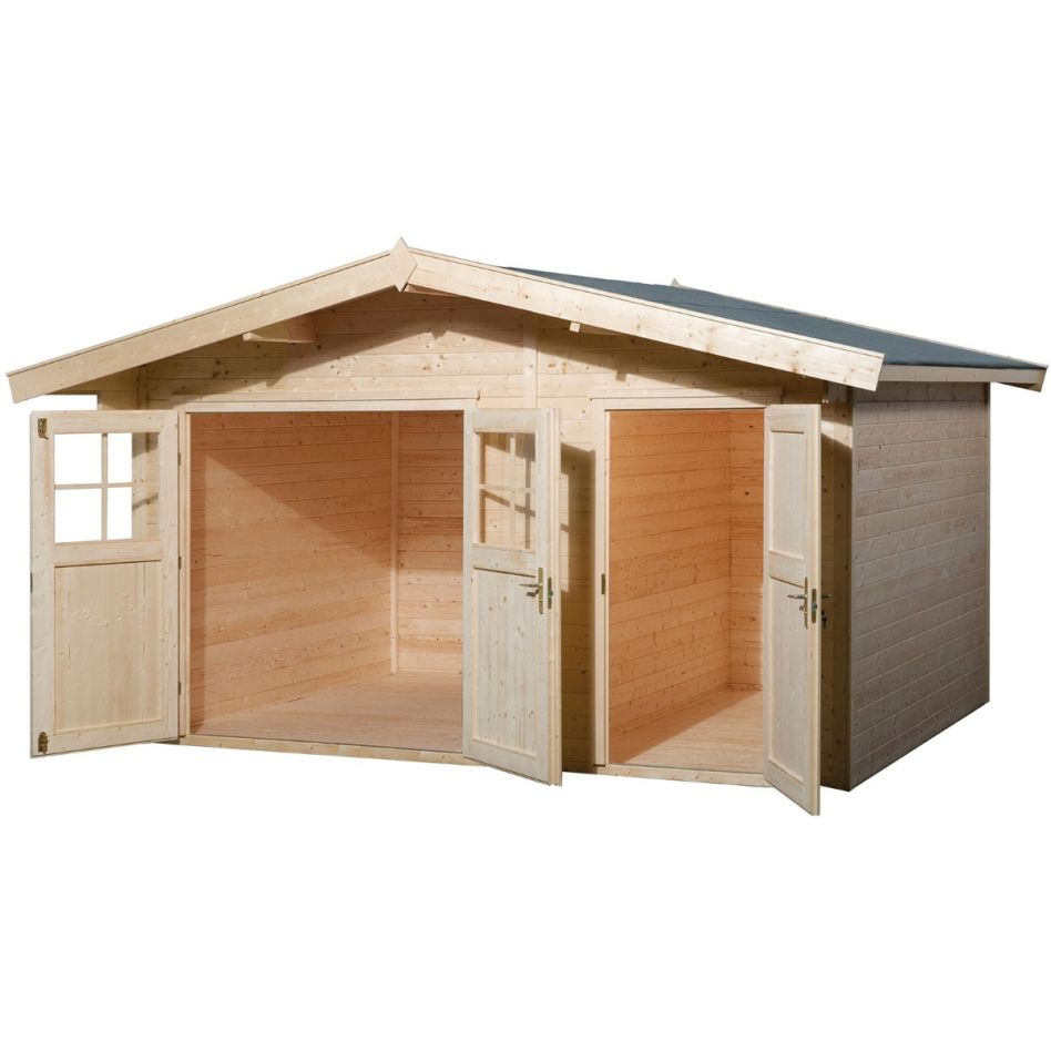 weka Gartenhaus Blackmount 261 naturbelassen Gartenhütte günstig