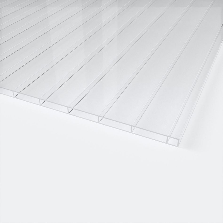 Plexiglas Alltop Stegplatten 16 mm transparent glatt, 980 mm, 5000 mm