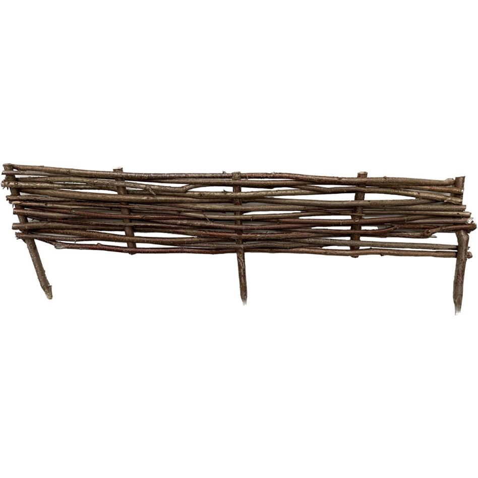 Bordure de jardin en noisetier tressé T&J PAOLO günstig
