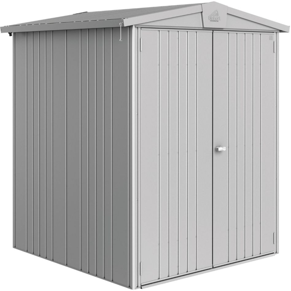 Biohort Gerätehaus Europa silber-metallic Geräteschuppen günstig