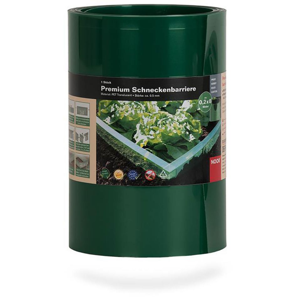 NOOR Schneckenbarriere 20 cm x 8 m Doppelfalz grün günstig