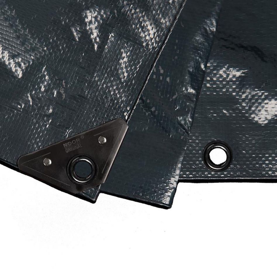 NOOR Gewebe-Plane Profi 140g/m² anthrazit, 2x3 m
